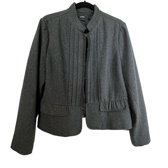 Women's Apt 9 Gray jacket/blazer - Picture 1 of 5